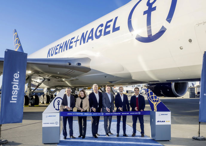 Kuehne+Nagel primește primul său Boeing 747-8 Freighter de la Atlas Air